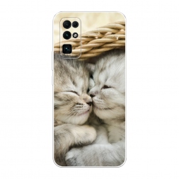 Силиконовый чехол Милые котята на Honor 30