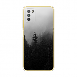 Силиконовый чехол Туманный лес на Xiaomi Poco M3