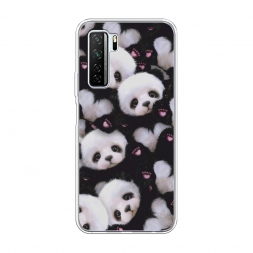 Силиконовый чехол Море панд на Honor 30S (Global)