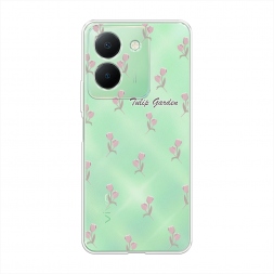 Силиконовый чехол Tulip garden 2 на Vivo Y27S