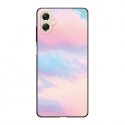 Матовый силиконовый чехол Розовые облака на Samsung Galaxy A06
