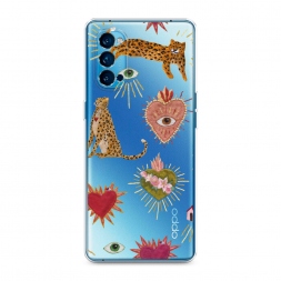 Силиконовый чехол Сюрреализм паттерн 2 на Oppo Reno 4 Pro 5G