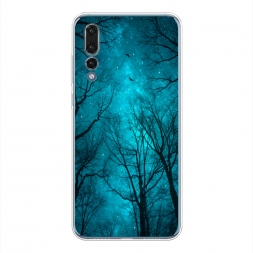 Силиконовый чехол Сказочный лес на Huawei P20 Pro