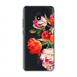 Силиконовый чехол Весенний букет на Xiaomi Redmi 8A