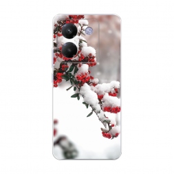 Силиконовый чехол Зима 8 на Xiaomi Poco M7 Pro