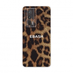 Силиконовый чехол Ebash на леопарде на Redmi K60