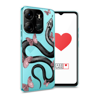����������� ����� Snake and butterflies 3 �� Tecno Pop 7 Pro