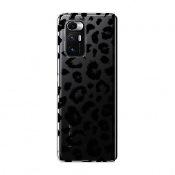 Силиконовый чехол Окрас леопарда фон на Xiaomi Mi Mix Fold