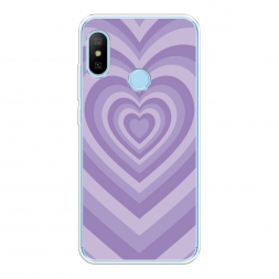 ����������� ����� Violet heart latte �� Xiaomi Redmi 6 Plus