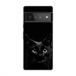 Силиконовый чехол Добрый кот на Google Pixel 6 Pro