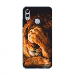Силиконовый чехол Львиный стыд на Honor 10 Lite