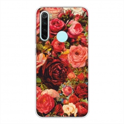 Силиконовый чехол Розы винтажные на Xiaomi Redmi Note 8