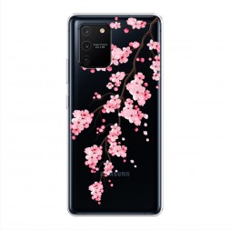 Силиконовый чехол Розовая сакура на Samsung Galaxy S10 Lite