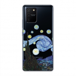 Силиконовый чехол Ночь Ван Гога на Samsung Galaxy S10 Lite