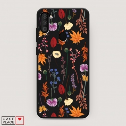 ������� ����������� ����� Orange Purple flowers �� Samsung Galaxy M11