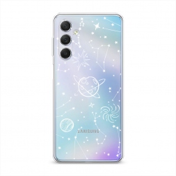 Силиконовый чехол Планеты в космосе на Samsung Galaxy M54