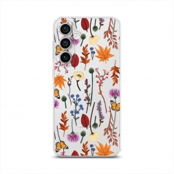 ����������� ����� Orange Purple flowers �� Samsung Galaxy S23 FE 5G