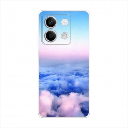 Силиконовый чехол Облака на Xiaomi Redmi Note 13 5G