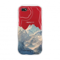 Волнистый чехол Горы арт 2 на Oppo A1k
