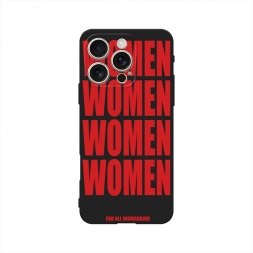Матовый силиконовый чехол WOMEN на iPhone 16 Pro