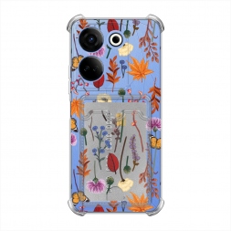  Orange Purple flowers �� Tecno Camon 20