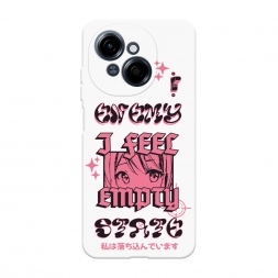 Soft touch белый Feel empty на Tecno Spark Go 1