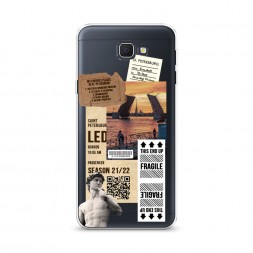Силиконовый чехол Санкт-Петербург коллаж на Samsung Galaxy J5 Prime 2016