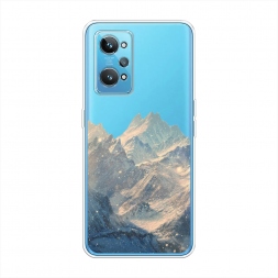 Силиконовый чехол Горы арт 2 на Realme GT 2