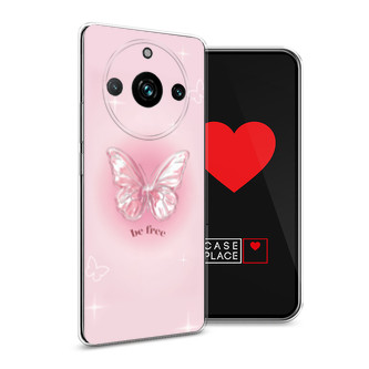 Силиконовый чехол be free butterfly 3 на Realme 11 Pro Plus