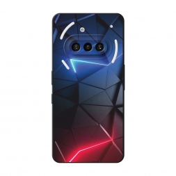 Матовый силиконовый чехол Геймерская абстракция на Nothing Phone 3a