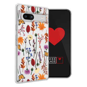����������� ����� Orange Purple flowers �� Google Pixel 7a