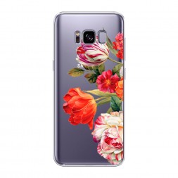 Силиконовый чехол Весенний букет на Samsung Galaxy S8 Plus