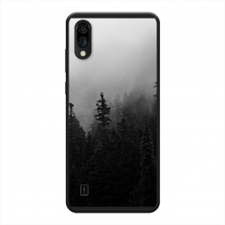 Матовый силиконовый чехол Туманный лес на ZTE Blade A71