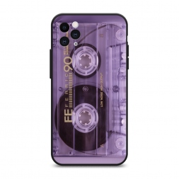 Матовый силиконовый чехол Кассета фото на iPhone 11 Pro Max