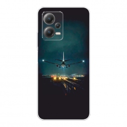 Силиконовый чехол Ночной рейс на Xiaomi Poco X5 5G