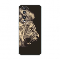 Силиконовый чехол Львиный рык 2 на Honor 90
