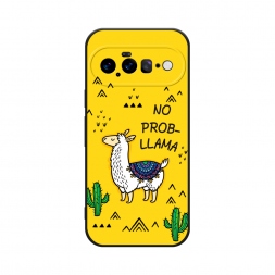 Матовый силиконовый чехол No probLLama на Google Pixel 11