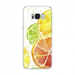 Силиконовый чехол Цитрусовые на Samsung Galaxy S8