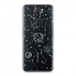 Силиконовый чехол Планеты в космосе на Oppo A5 (2020)