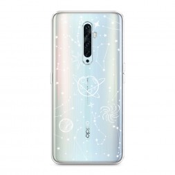 Силиконовый чехол Планеты в космосе на Oppo Reno 2Z