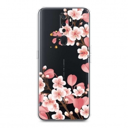 Силиконовый чехол Большая сакура на Oppo A9 (2020)