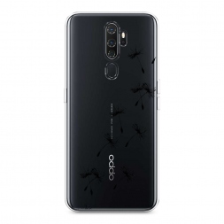 Силиконовый чехол Летящие одуванчики на Oppo A9 (2020)