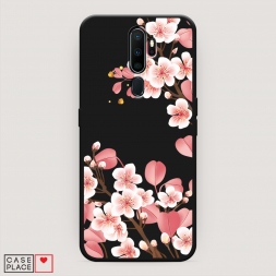 Матовый силиконовый чехол Большая сакура на Oppo A9 (2020)