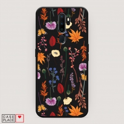 ������� ����������� ����� Orange Purple flowers �� Oppo A9 (2020)