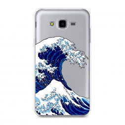 Силиконовый чехол Волна в Канагаве на Samsung Galaxy J7 Neo