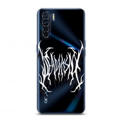 Силиконовый чехол Death graffiti на Oppo A91