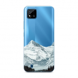 Силиконовый чехол Горы арт 1 на Realme C20