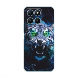 Силиконовый чехол Сверкающие глаза тигра на Honor X6A