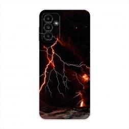 Силиконовый чехол Молния 4 на Samsung Galaxy A04s