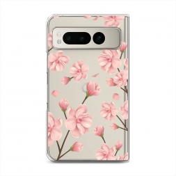 Силиконовый чехол Весенние бутоны на Google Pixel Fold